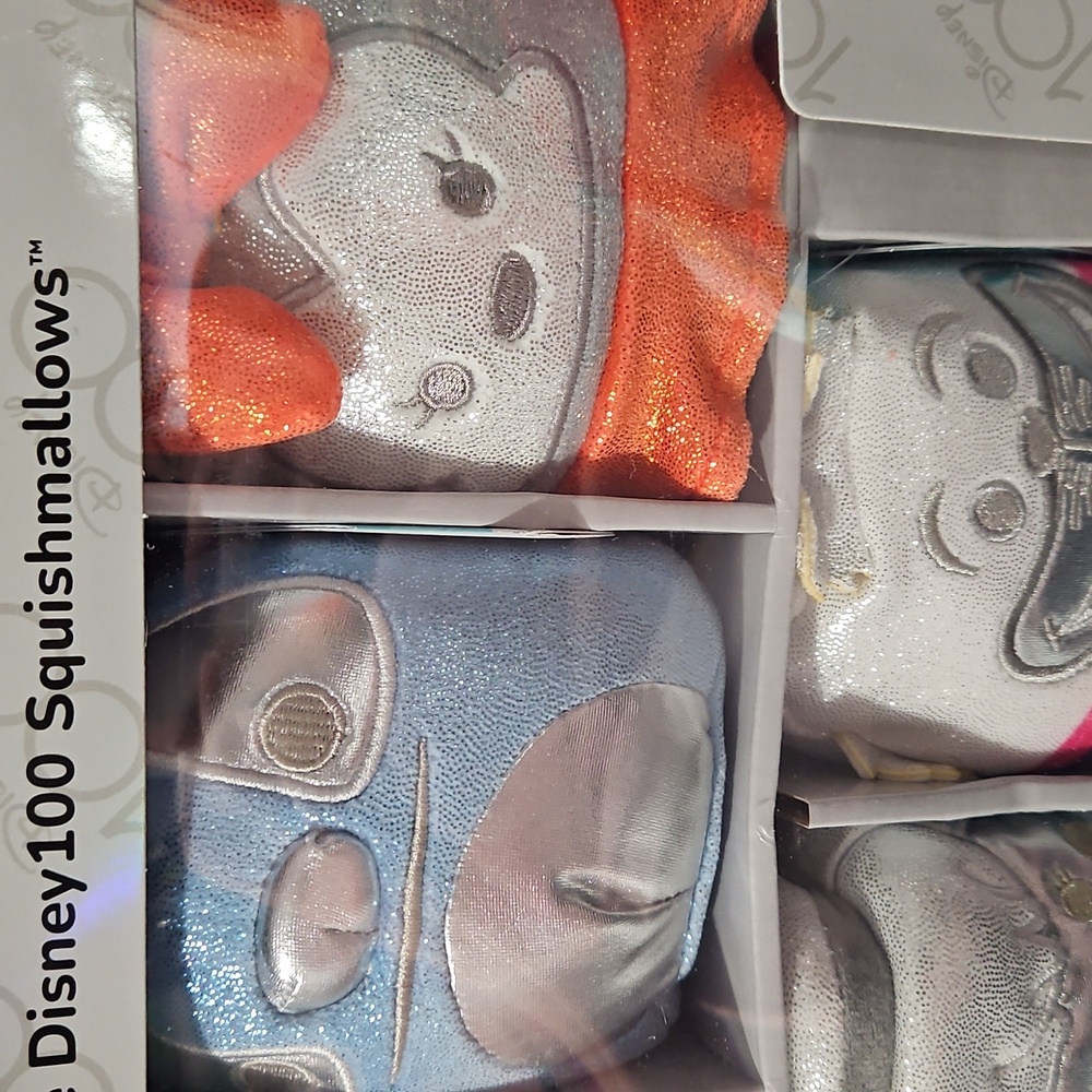 Squishmallows Exclusive Disney 100th Anniversary 5 Piece Set- New In Box - Picture 3 of 6